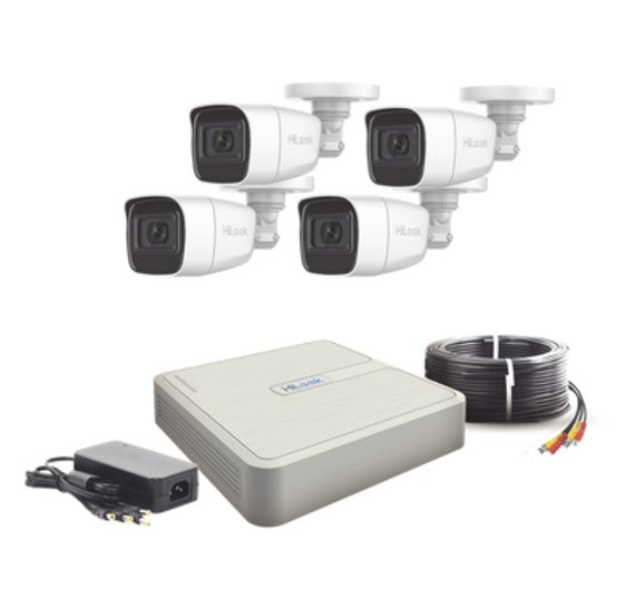 (MICRÓFONO Integrado) Kit TurboHD 1080p Lite / DVR 4 canales / HL1080PS(C)