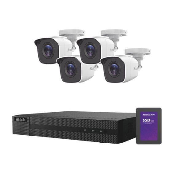 KIT TurboHD 1080p + SSD de 1 TB (1024 GB) / DVR 4 canales / HL24LQKITS-M(B)/1TB