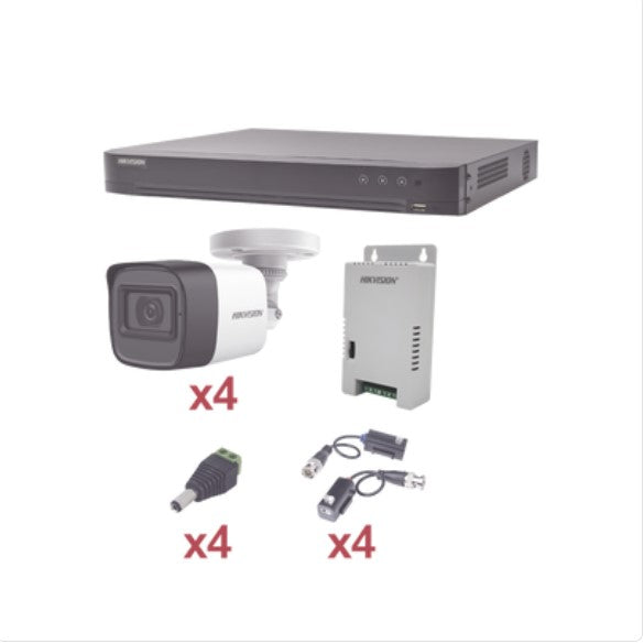 KIT TurboHD 1080p / DVR 4 Canales / KH1080P4BW