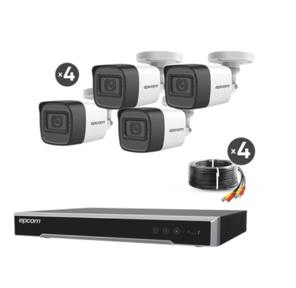 Kit TURBOHD 5 Megapixel / DVR 4 Canales / B50-KIT-MIC