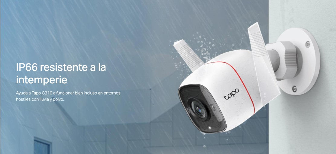Cámara IP Wi-Fi para exterior, 3 megapixel / TAPOC310