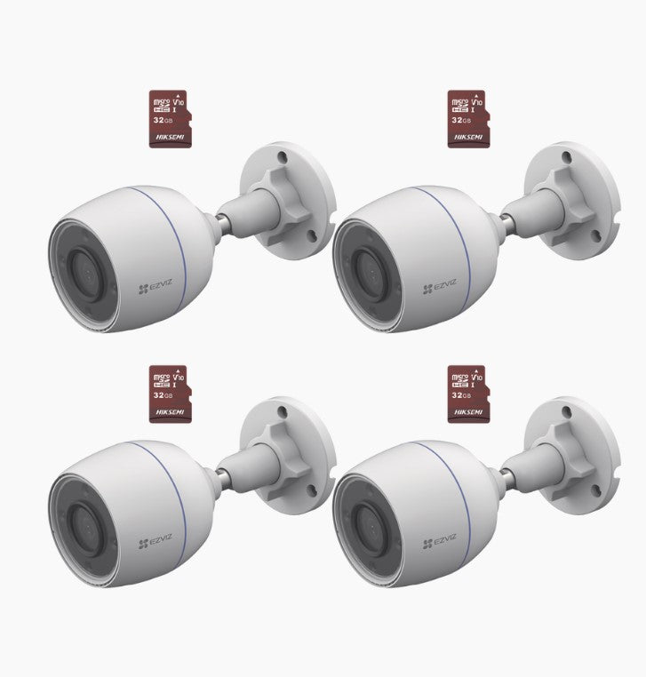 Kit de Camaras WiFi, Incluye 4 Piezas / CS-H3C/KM4