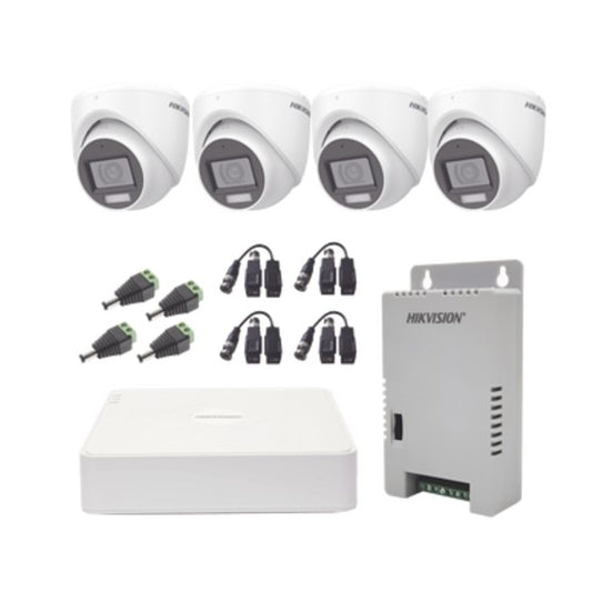 KIT TurboHD 1080p / DVR 4 Canales con audio por coaxitron / KH1080P4ESFH