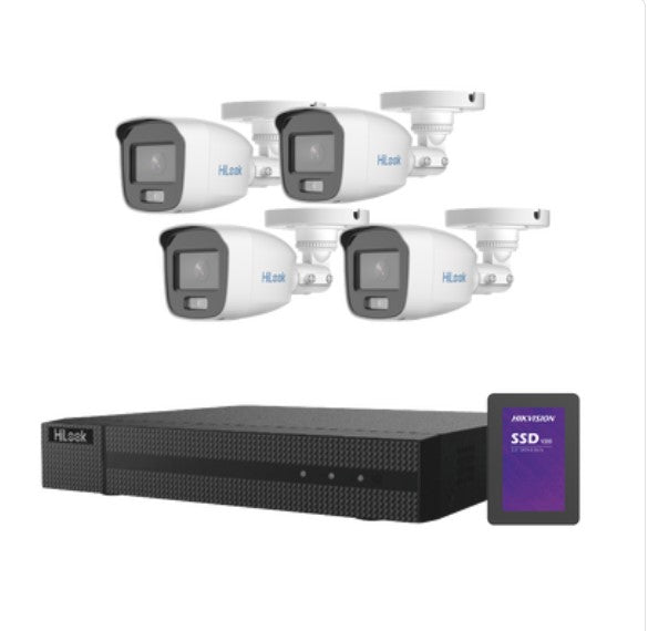 Kit TurboHD 1080p + SSD 500 GB / DVR 4 Canales / HL-1080-CV/A/512GB