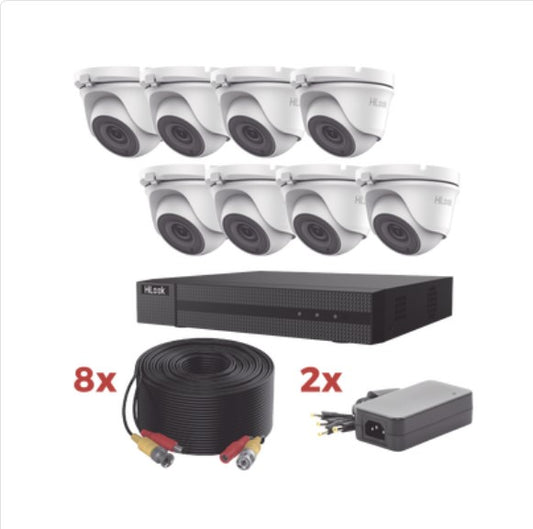 Kit TurboHD / DVR 8 Canales 1080p Lite / 8 Cámaras / HL1080P8E