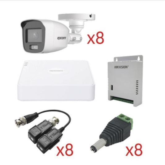 KIT TurboHD con Audio 1080p / DVR 8 Canales 1080p lite / KESTG8T8BG/A