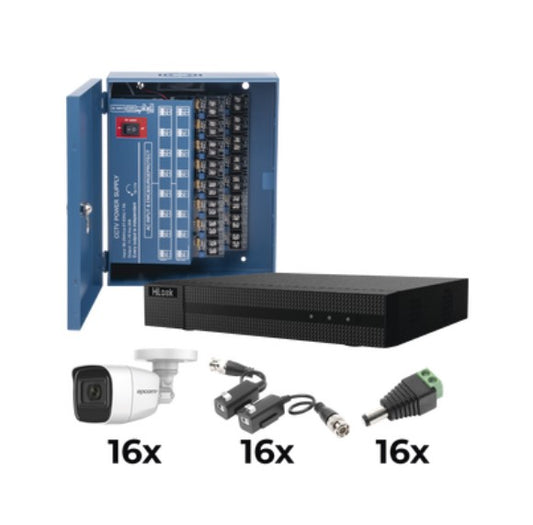 KIT TurboHD 1080p / DVR 16 Canales / KESTX8T16BGP/A