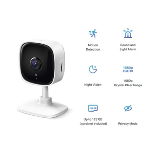 Cámara IP Wi-Fi para hogar, 2 megapixel / TAPOC100