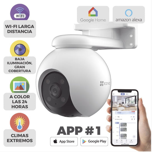 Cámara PT WiFi / 3 Megapixel (2K) / CS-H8-2K